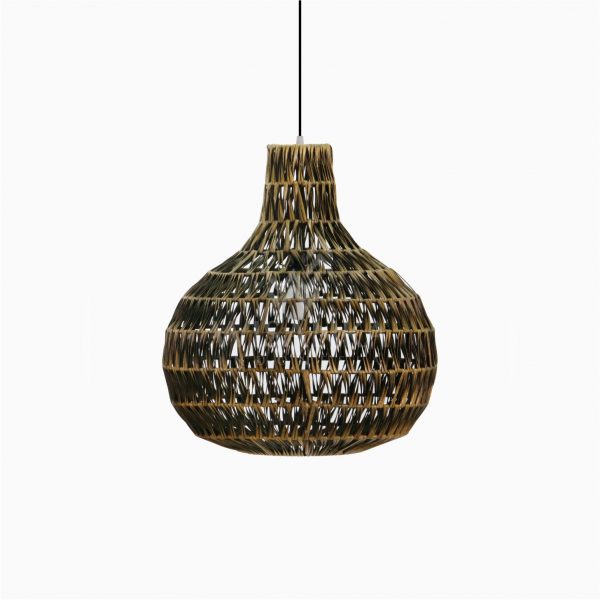 Banda Delta Hanging Rattan Art Lamp Off