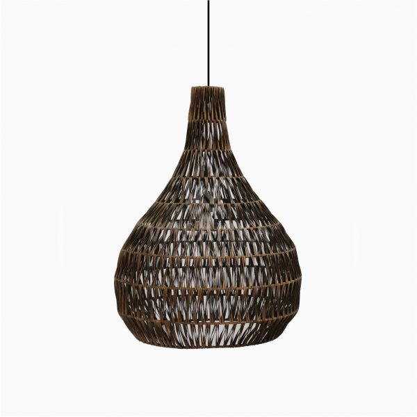 Banda Tria Wicker Rattan Hanging Lamp Off