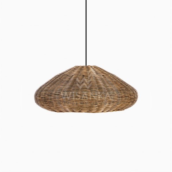 Taban Ufo Wicker Rattan Hanging Lamp Off