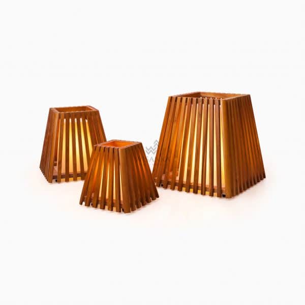 Taylor Outdoor Lamp - Teak Wood Outdoor Lighting