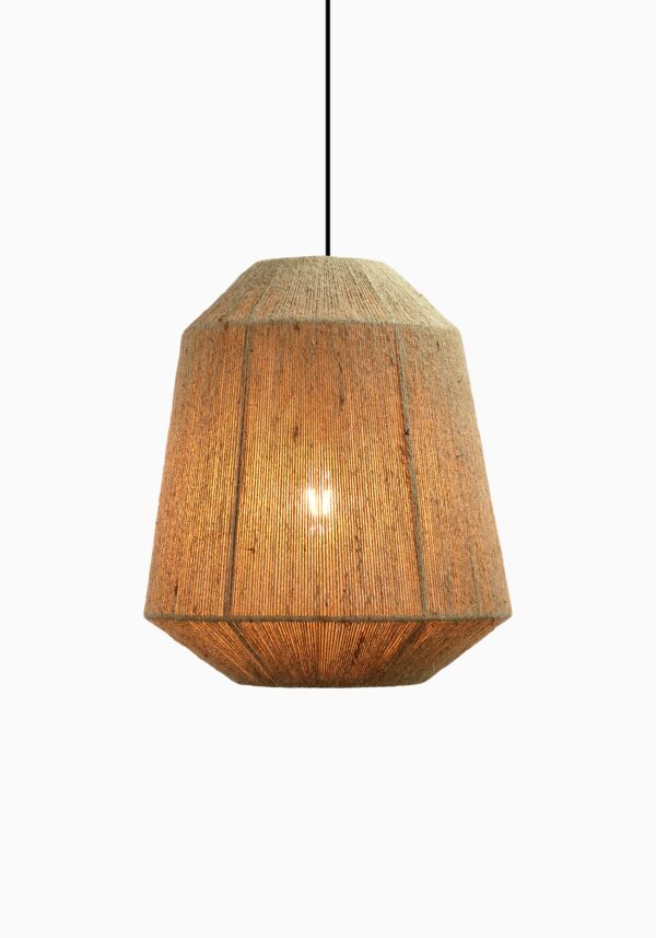 Lanta Hanging Lamp - Rope Living Pendant Lighting - on