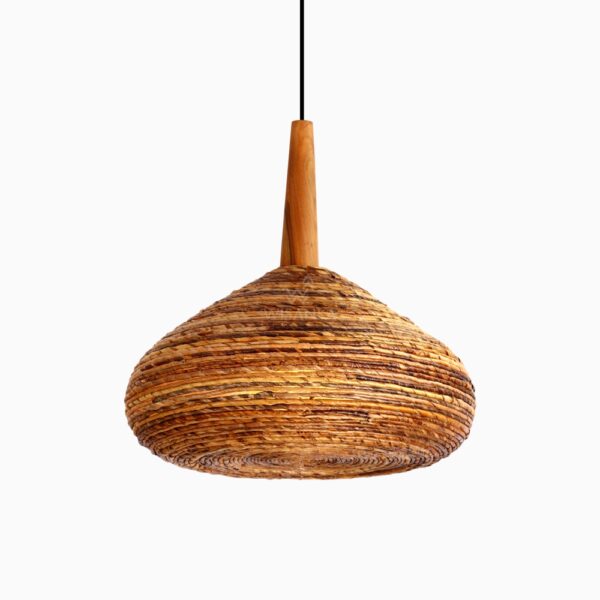 Kiru Hanging Lamp with Banana - Rattan Pendant Light