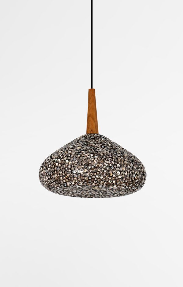 Kiru Hanging Lamp with Black Faunus - Pendant Light - off